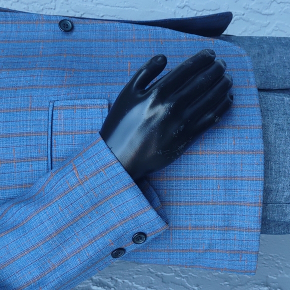 Manstyle Vintage 70's Check/Plaid Lux Blazer - Picture 13 of 17